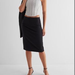 Express black pencil skirt